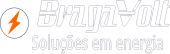 logo bragavolt branco